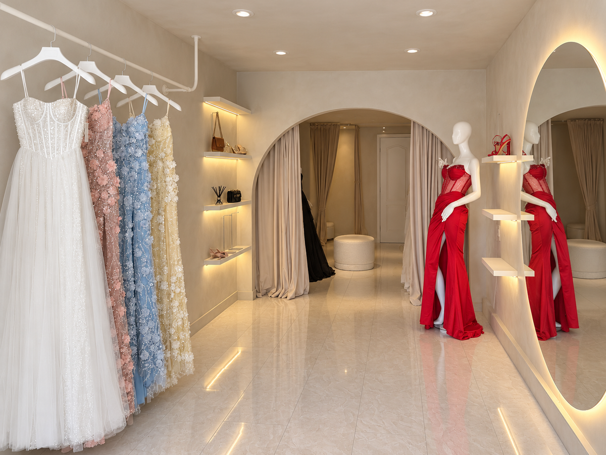 Discover your dress in person