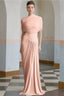 Catherine asymmetrical pleated maxi dress